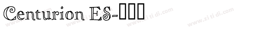 Centurion ES字体转换